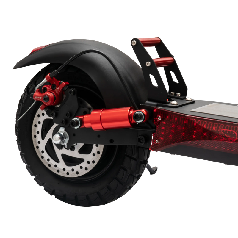 Frenos a disco + suspensión de resorte