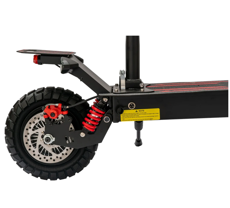 Frenos a disco + suspensión de resortes